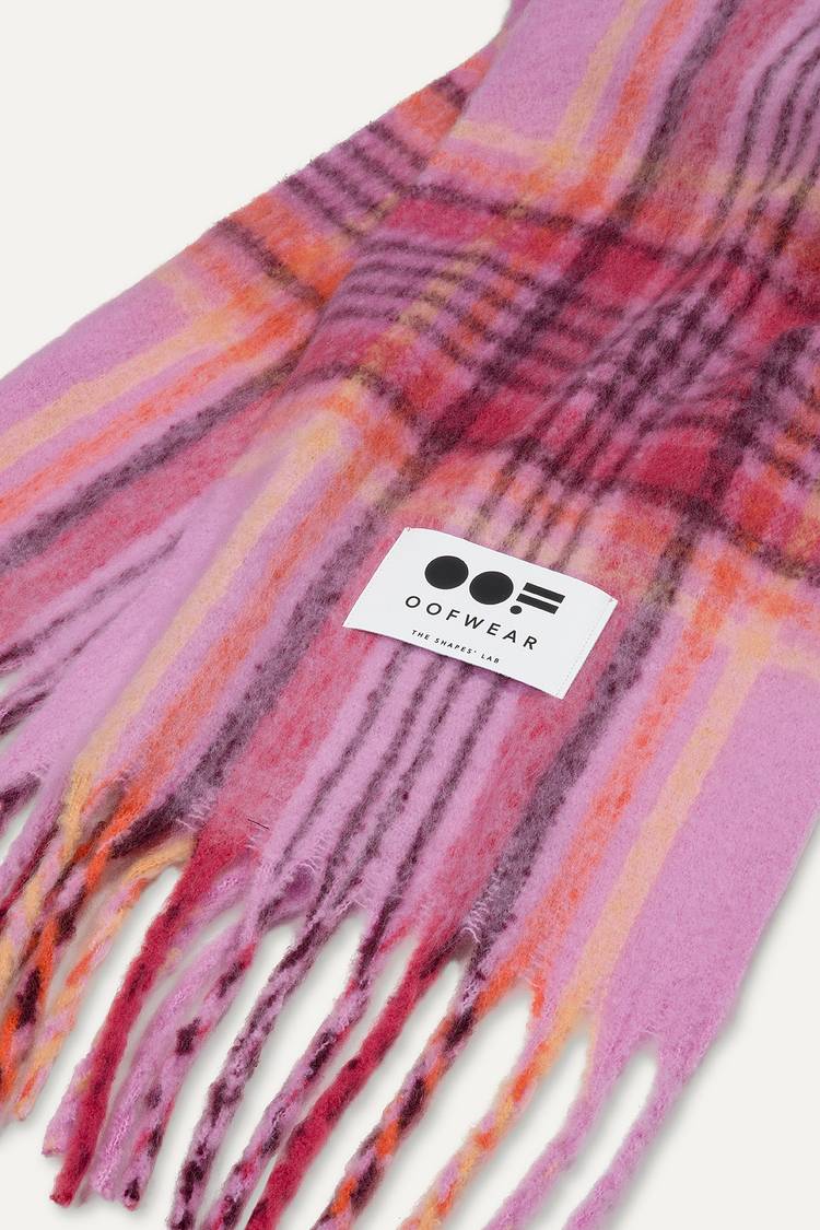 Oof Wear SCIARPA LUNGA 2016 CON FRANGE - ROSA