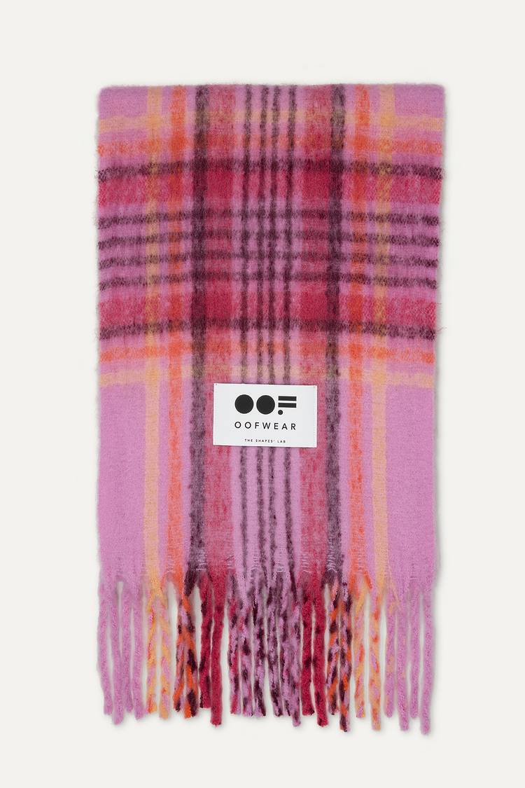 Oof Wear SCIARPA LUNGA 2016 CON FRANGE - ROSA Presa