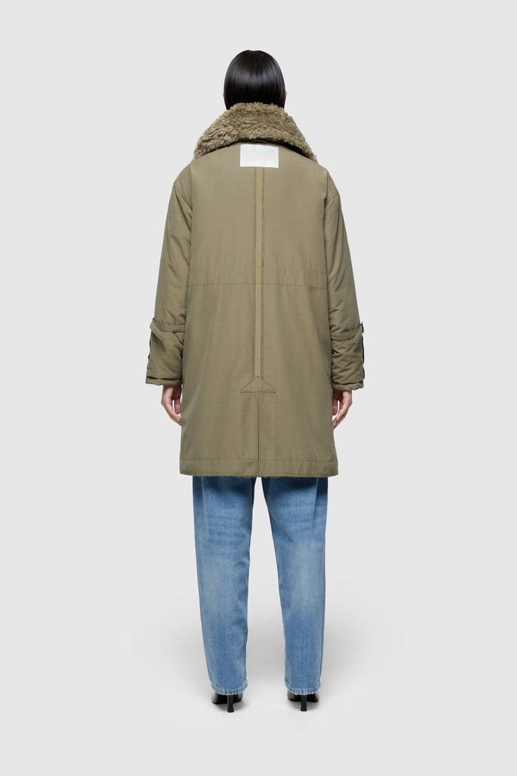 Oof Wear PARKA 9254 IN COTONE - OLIVE/MILITARY 2025