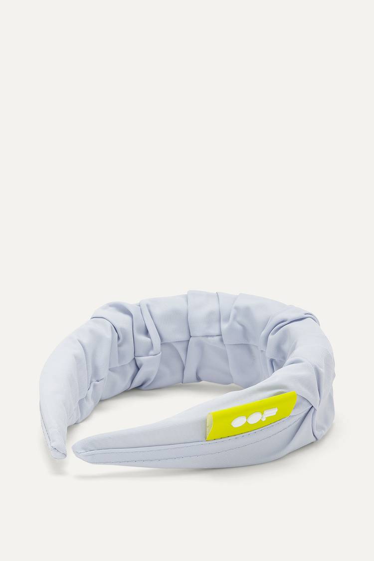 Oof Wear CERCHIELLO ARRICCIATO IN NYLON MEMORY 2007 - GHIACCIO Offerta