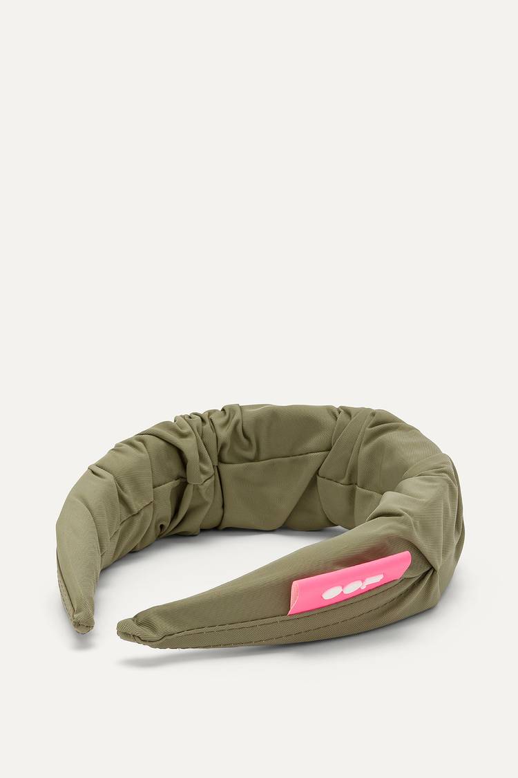 Oof Wear CERCHIELLO ARRICCIATO IN NYLON MEMORY 2007 - VERDE Outlet