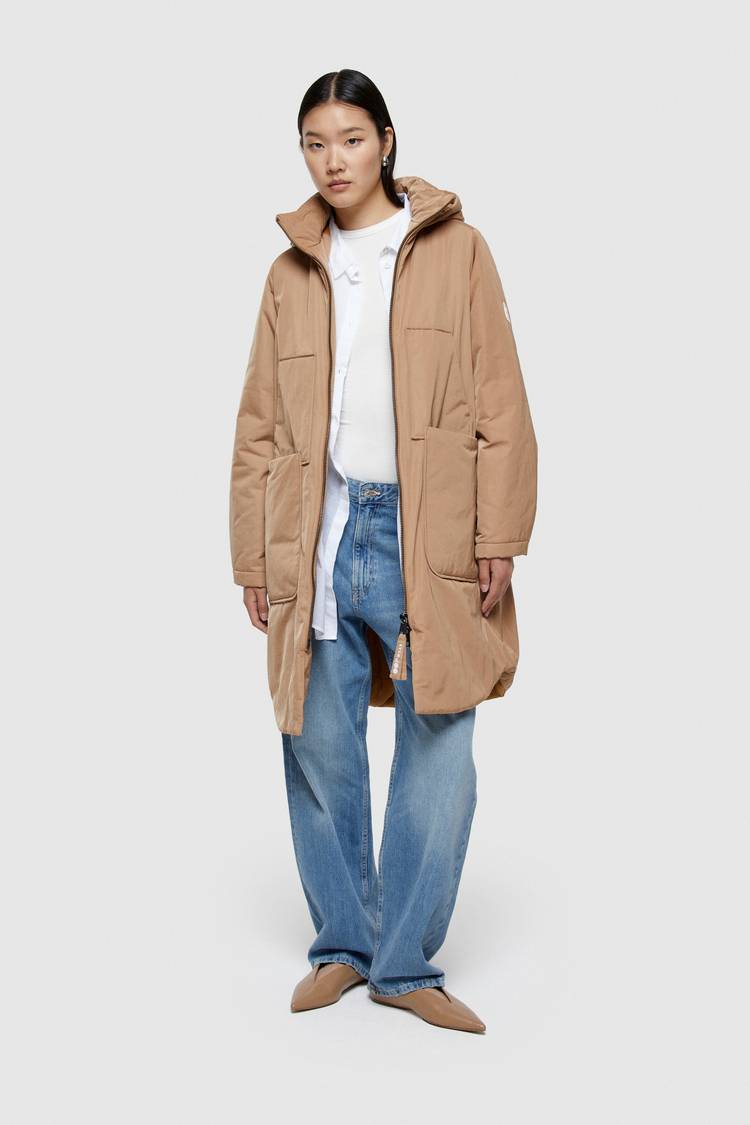 Oof Wear PARKA LUNGO 9094 IN NYLON MEMORY - CAMMELLO Hotsell