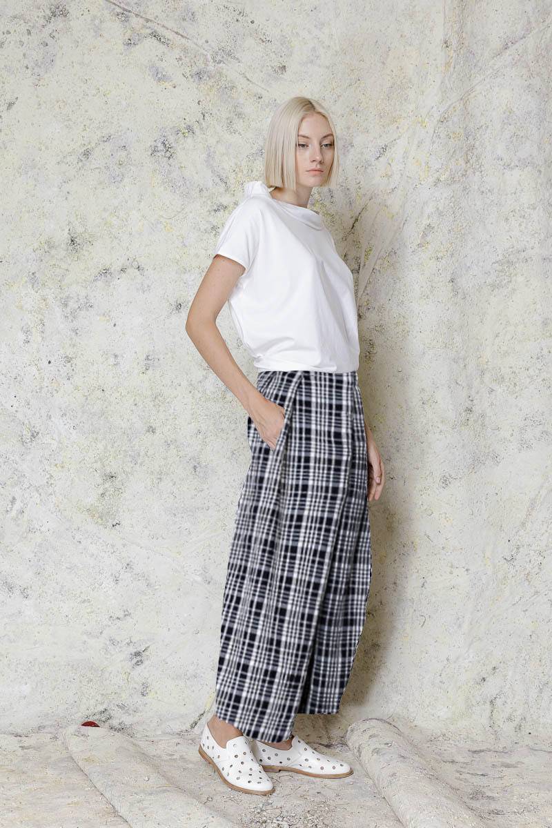 Opificio Neirami PANTALONE CON ELASTICO IN VITA E RIPRESA Acquista Ora