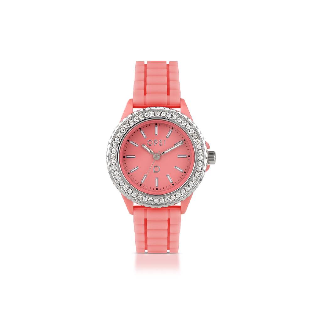 Opsobjects BRILLIANT orologio con cinturino in silicone