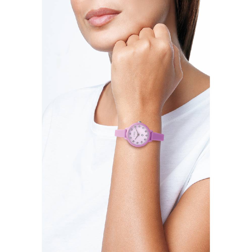 Opsobjects PRECIOUS ROUND orologio con cinturino in silicone Sconto