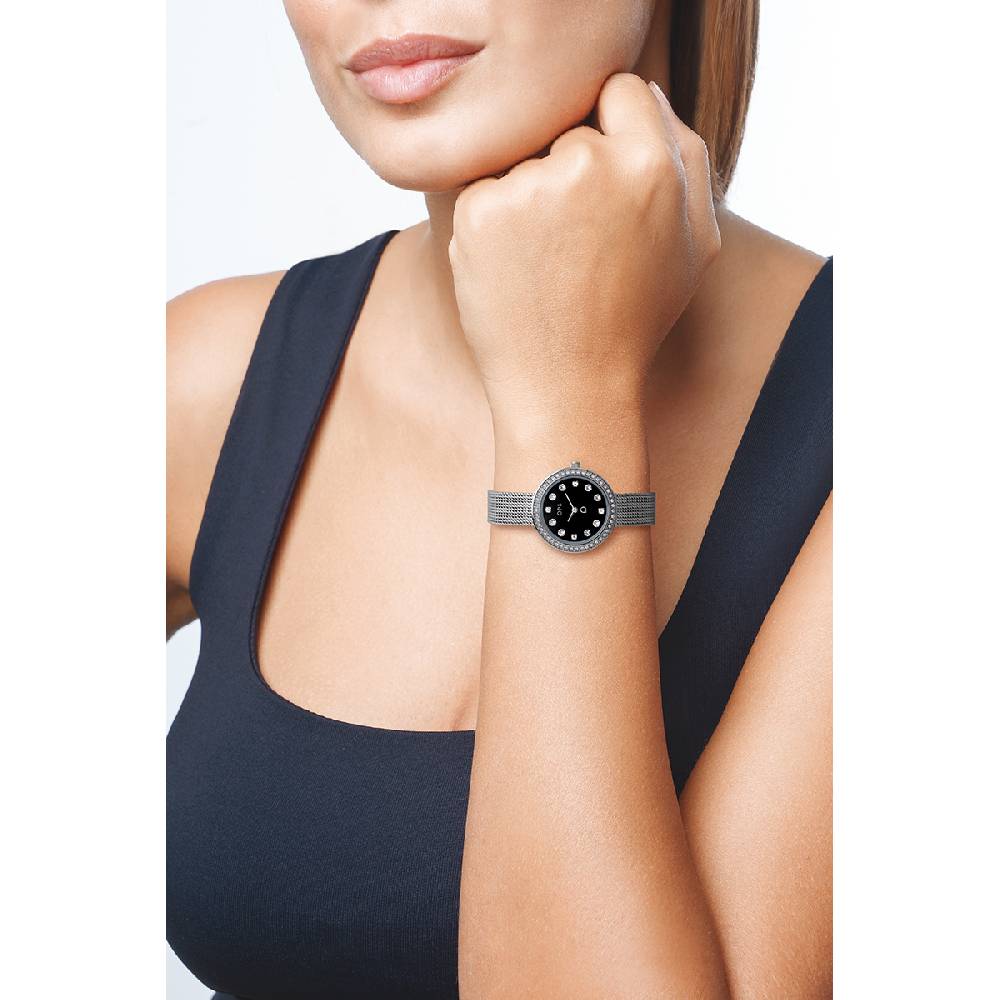 Opsobjects FINE CHAIN orologio con cassa in metallo In Vendita
