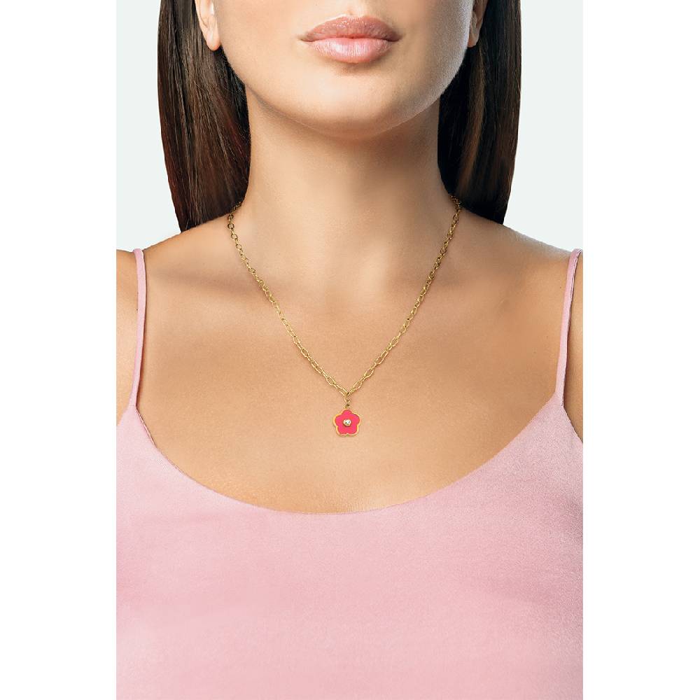 Opsobjects BLOOM collana pendente fiore smaltato Vendita