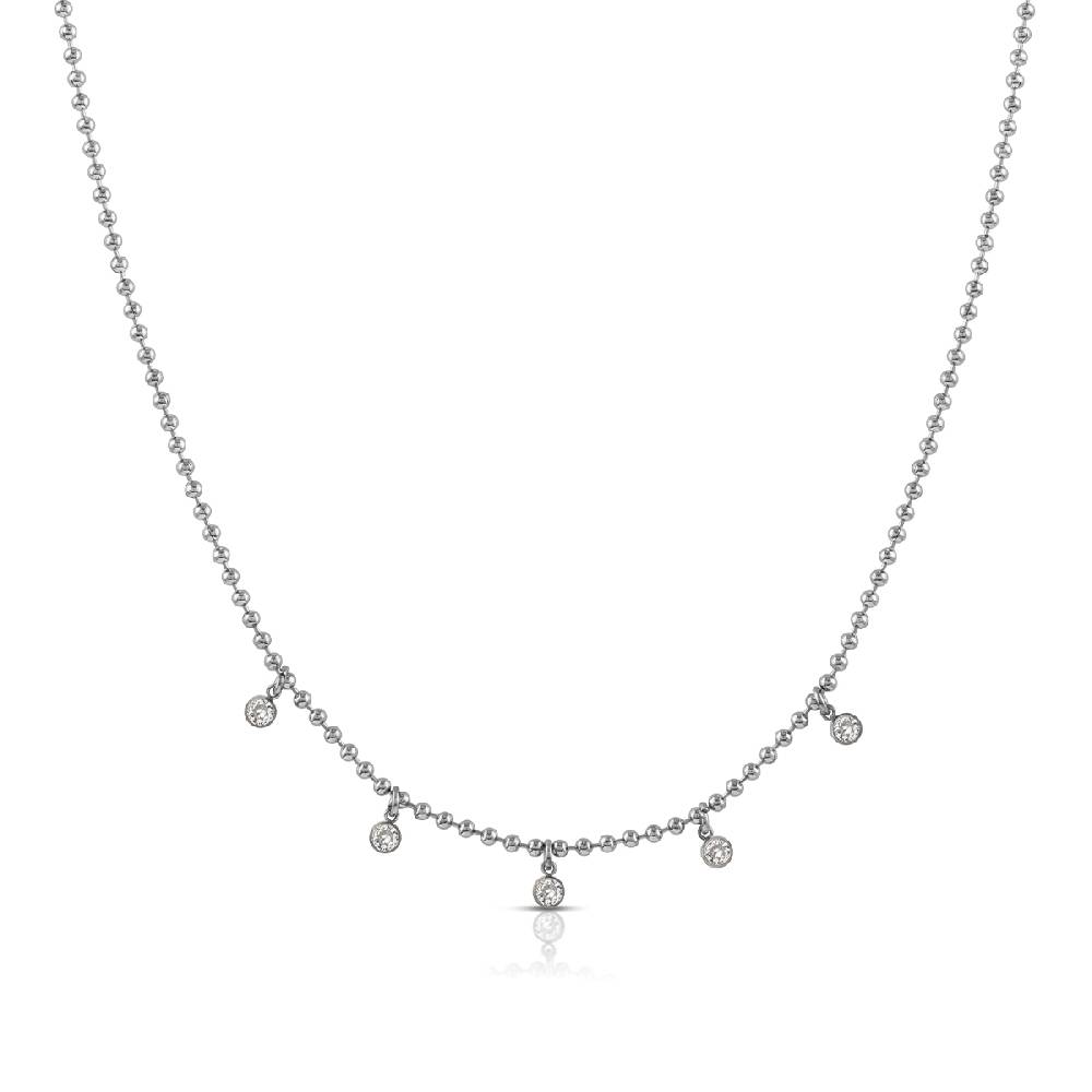 Opsobjects MINI CRYSTAL collana con pietre pendenti