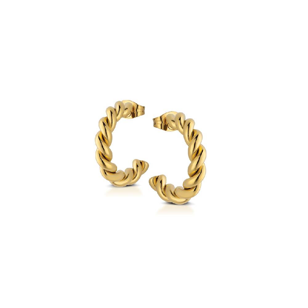 Opsobjects FANCY Orecchini a cerchio intrecciato