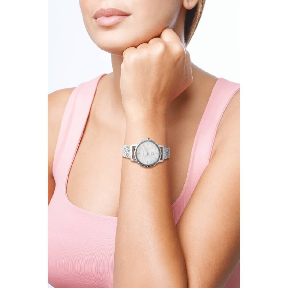 Opsobjects EARTH LOVE orologio in acciaio Presa