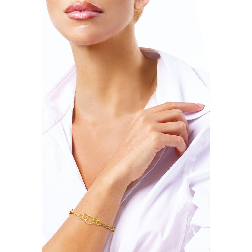 Opsobjects GRACE bracciale con maglie tonde diamantate Soddisfazione Garantita