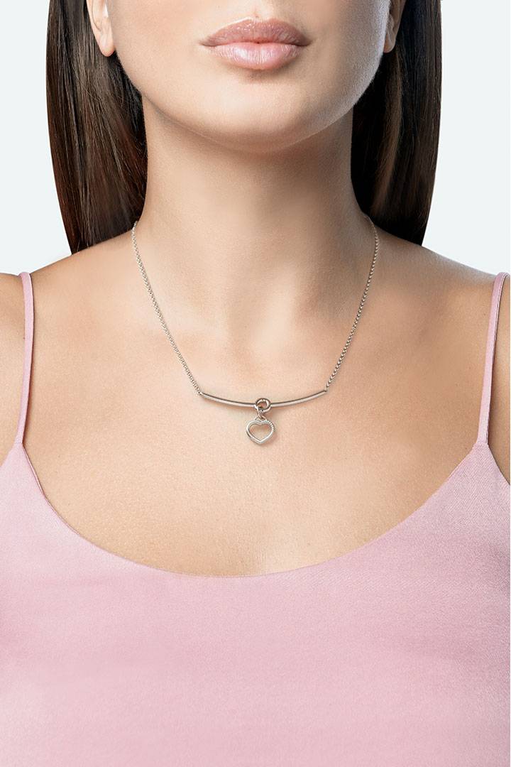 Opsobjects TWISTED collana cuore pendente Soddisfazione Garantita