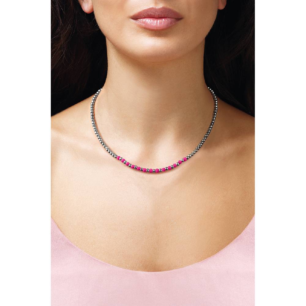 Opsobjects SANDY collana silver con smalto colorato 2025