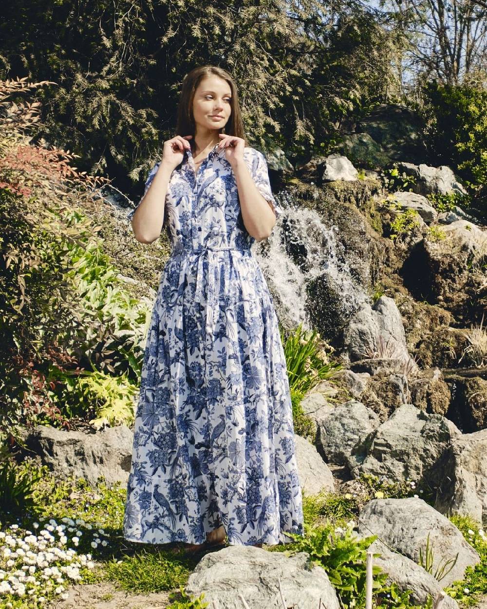 Ordi.to Accessori ABITO MIA - STAMPA GIGLIO BLU