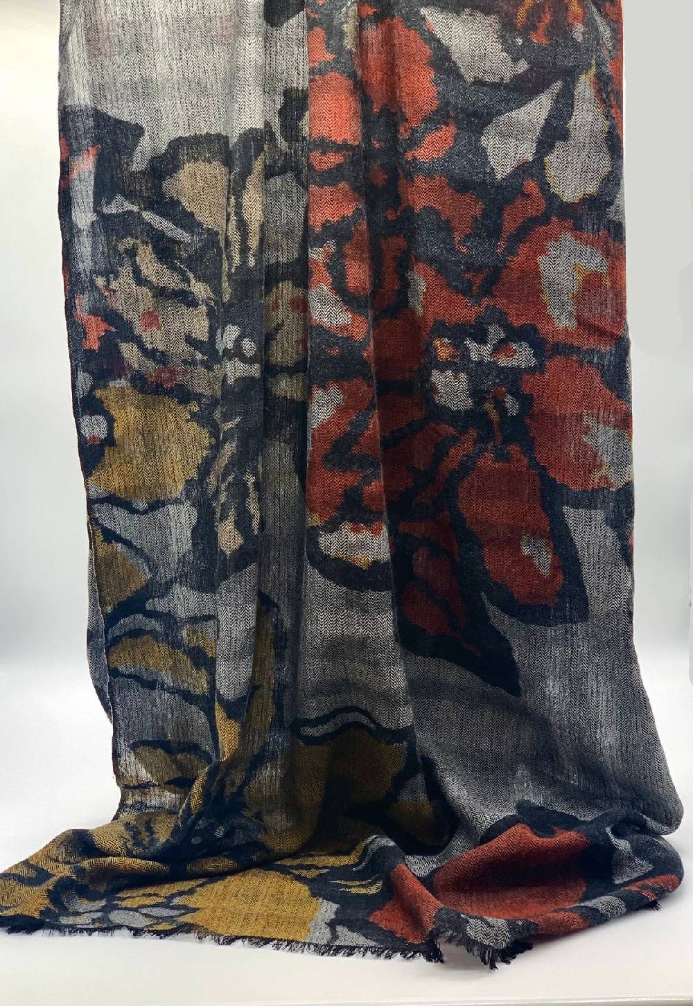 Ordi.to Accessori WARHOL BORDEAUX - Sciarpa in lana Vendita Calda