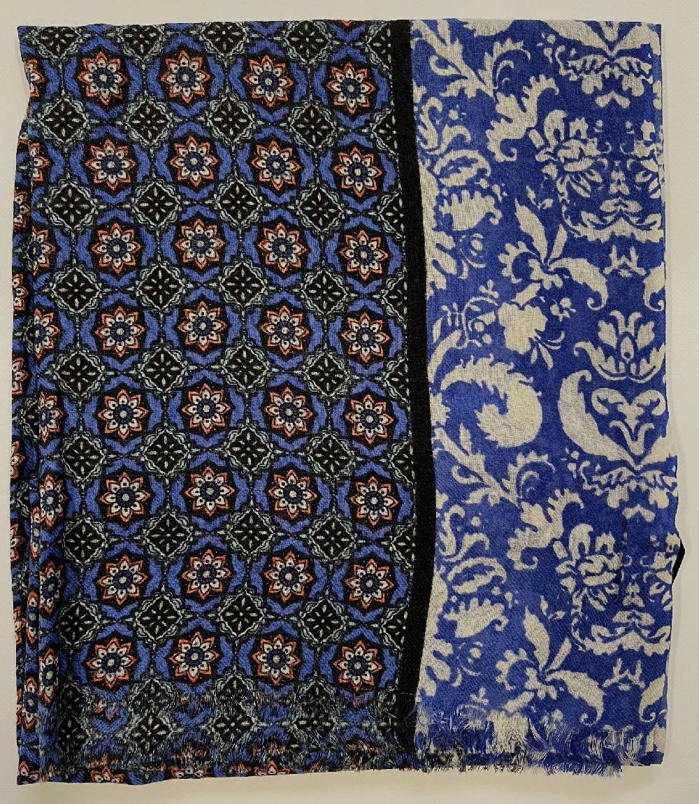 Ordi.to Accessori MIRO' BLU - Sciarpa Unisex in lana Qualità