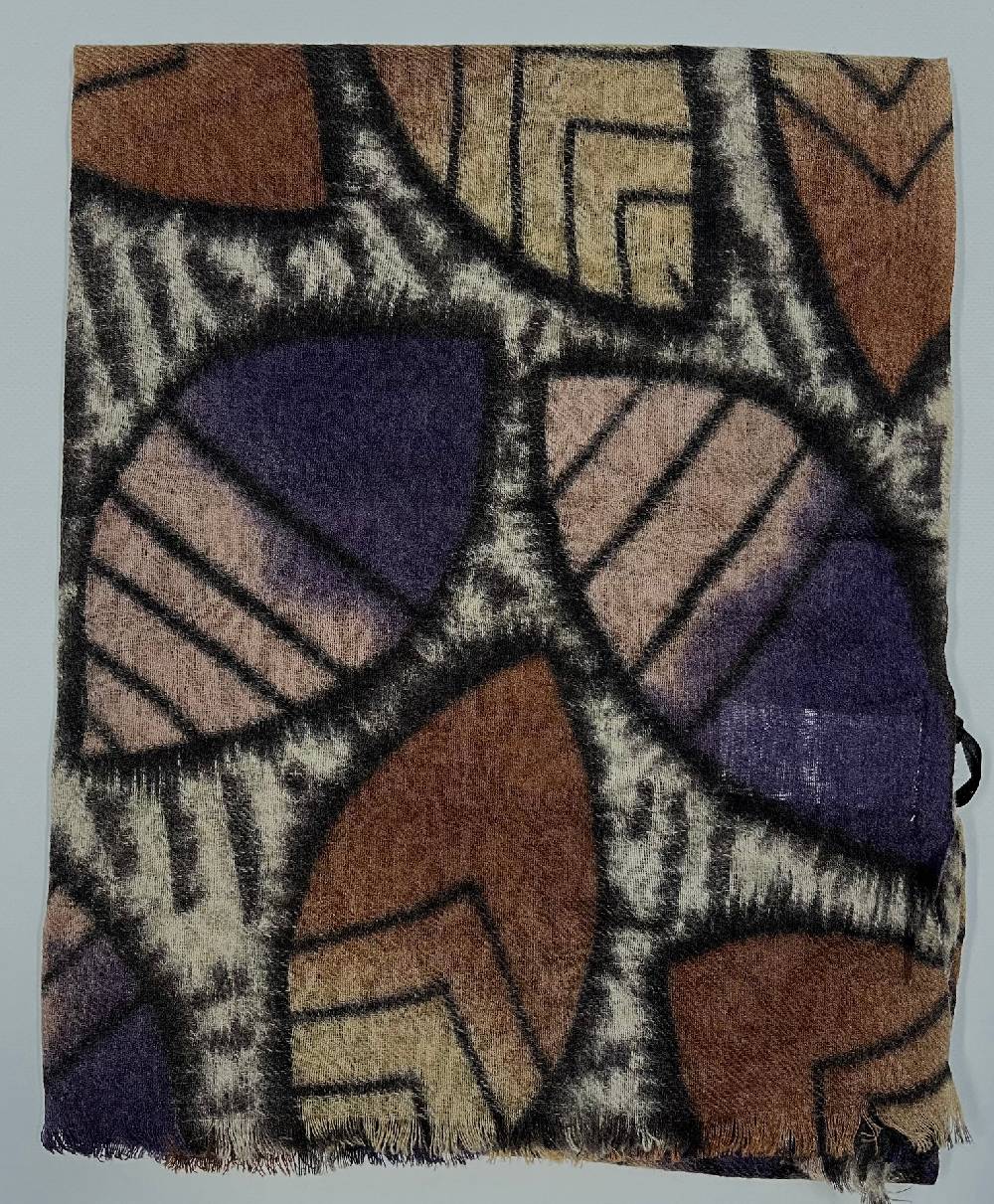 Ordi.to Accessori HARING BLU - Sciarpa in lana Qualità Garantita