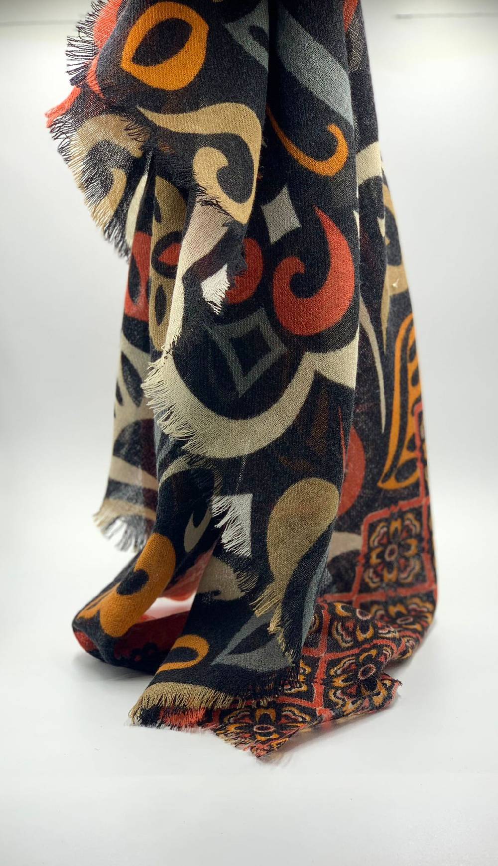 Ordi.to Accessori GAUGUIN NERA - Sciarpa in lana Acquista Ora