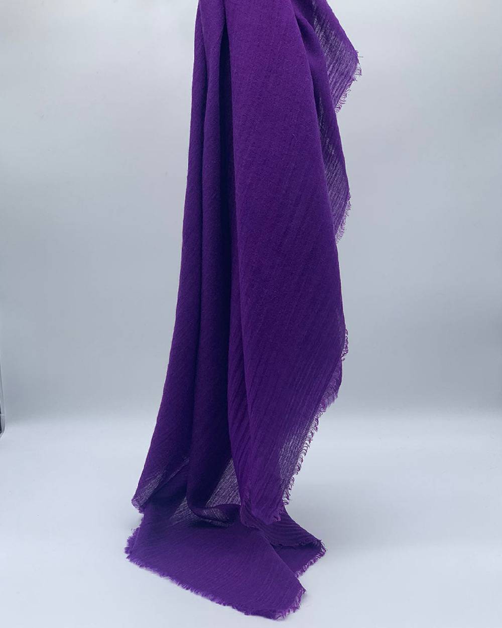 Ordi.to Accessori EARTH VIOLA - Sciarpa tinta unita Lana Vendita Calda