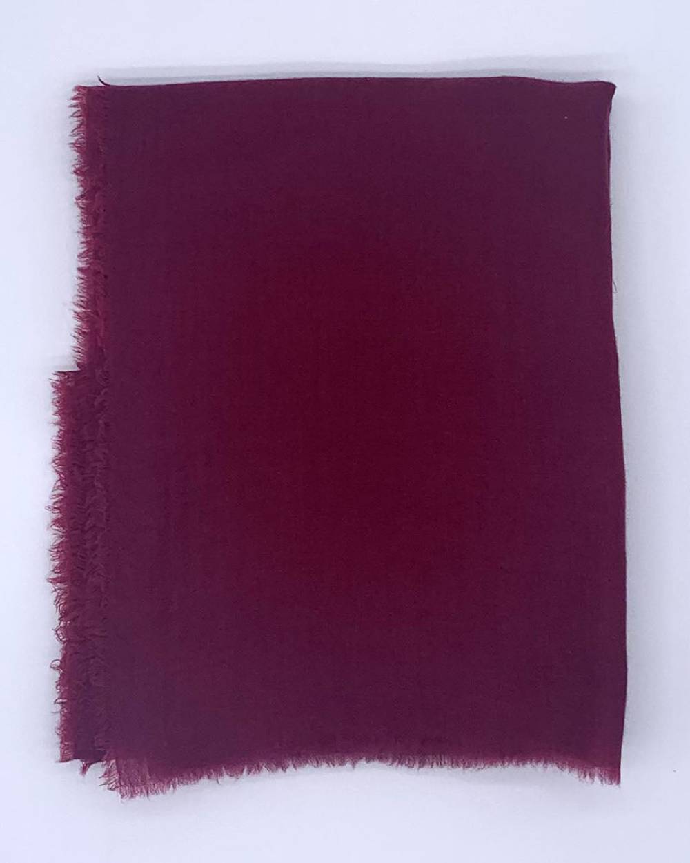 Ordi.to Accessori EARTH BORDEAUX - Sciarpa tinta unita Lana Saldi Di Fabbrica