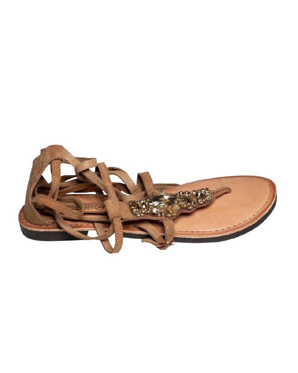 Ordi.to Accessori RODI - infradito camoscio gioiello Presa
