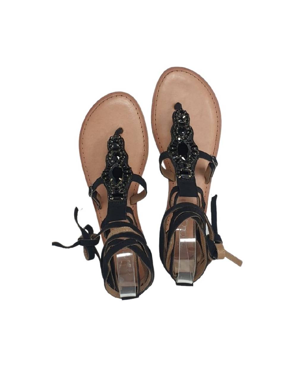 Ordi.to Accessori RODI - infradito camoscio gioiello Presa
