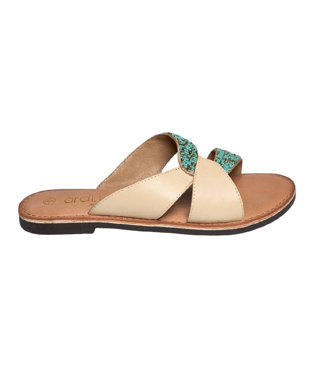 Ordi.to Accessori SALINA - ciabattina con ricamo perline Sconto