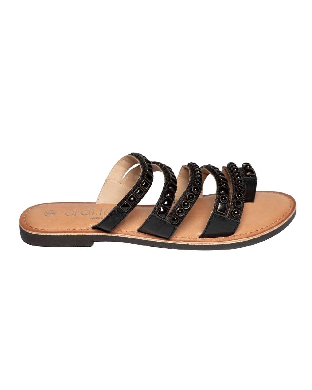 Ordi.to Accessori SANTORINI- sandalo con ricamo pietre Offerta