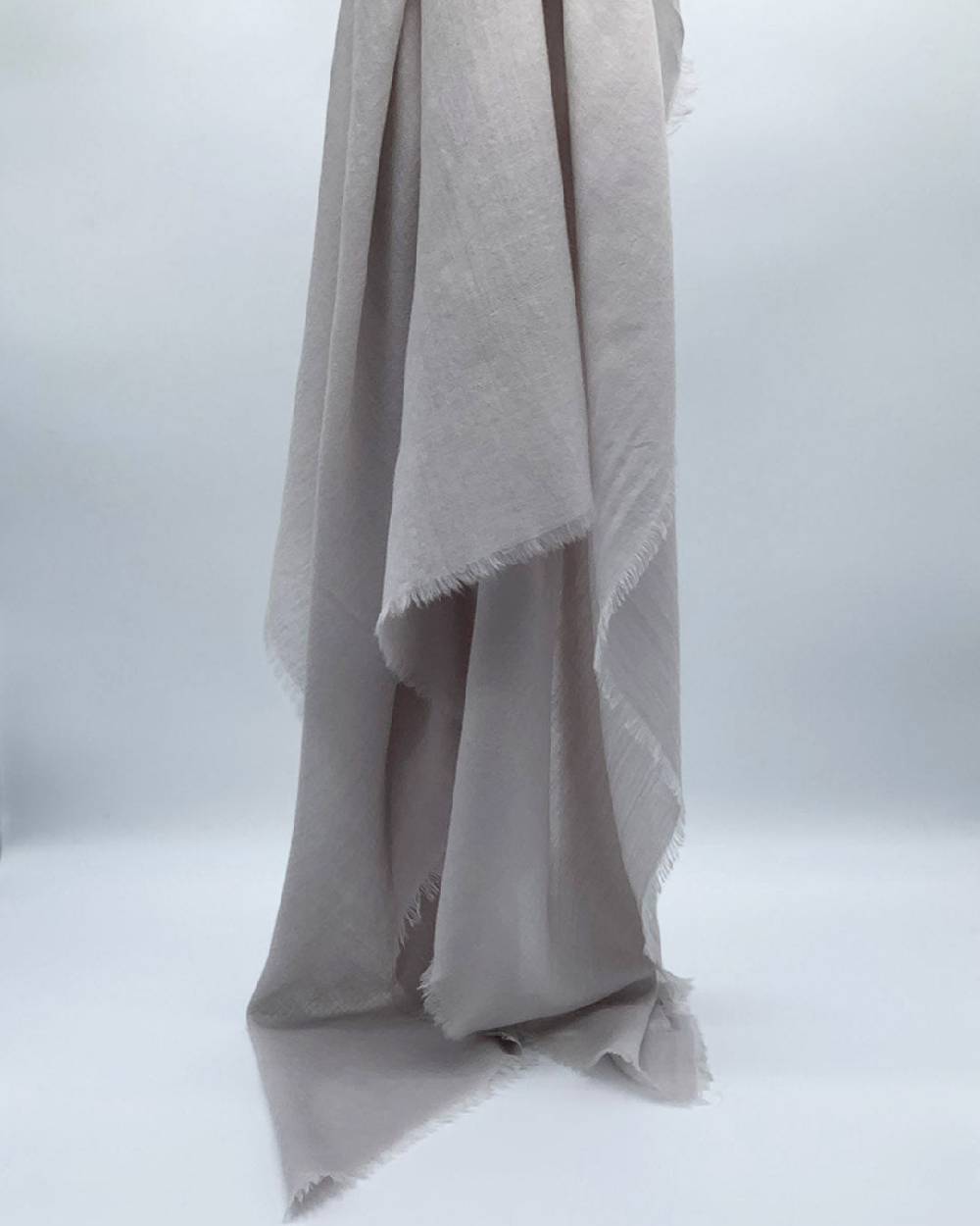 Ordi.to Accessori EARTH GRIGIO PERLA - Sciarpa tinta unita Lana Vendita