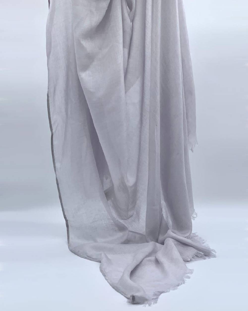 Ordi.to Accessori CAMILLA GRIGIO PERLA - Sciarpa tinta unita Modal e Cashmere Affare Del Giorno