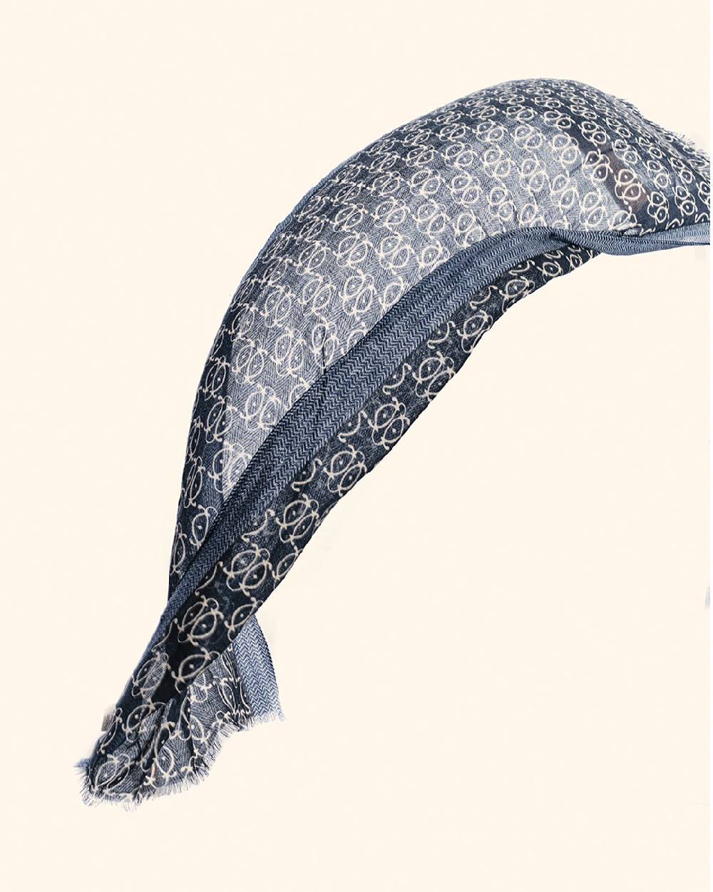 Ordi.to Accessori BUDAPEST BLU - Sciarpa Unisex in lana Prezzo Ridotto