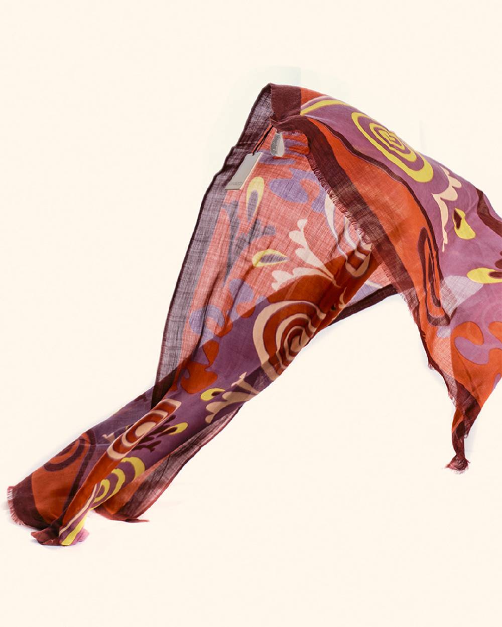 Ordi.to Accessori AMSTERDAM ROSSA - Sciarpa Unisex in lana Presa
