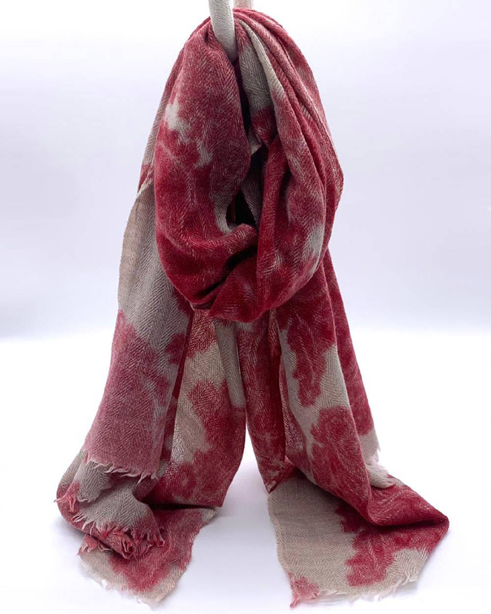 Ordi.to Accessori ALISEI ROSSA- Sciarpa Unisex in Cachemire e lana Offerta