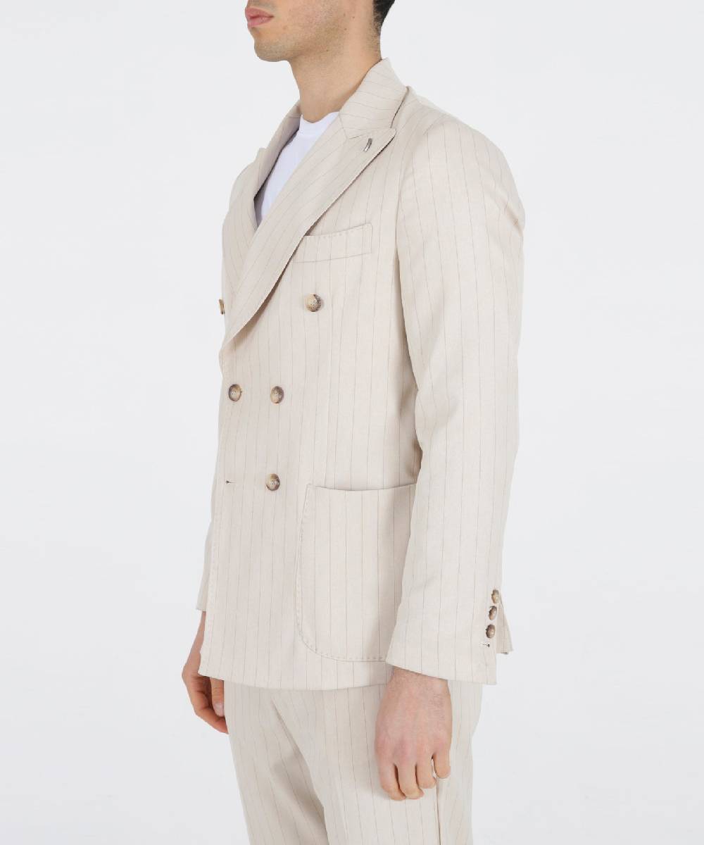 Over D GIACCA SLIM FIT DOPPIO PETTO REVERS Pezzi Unici