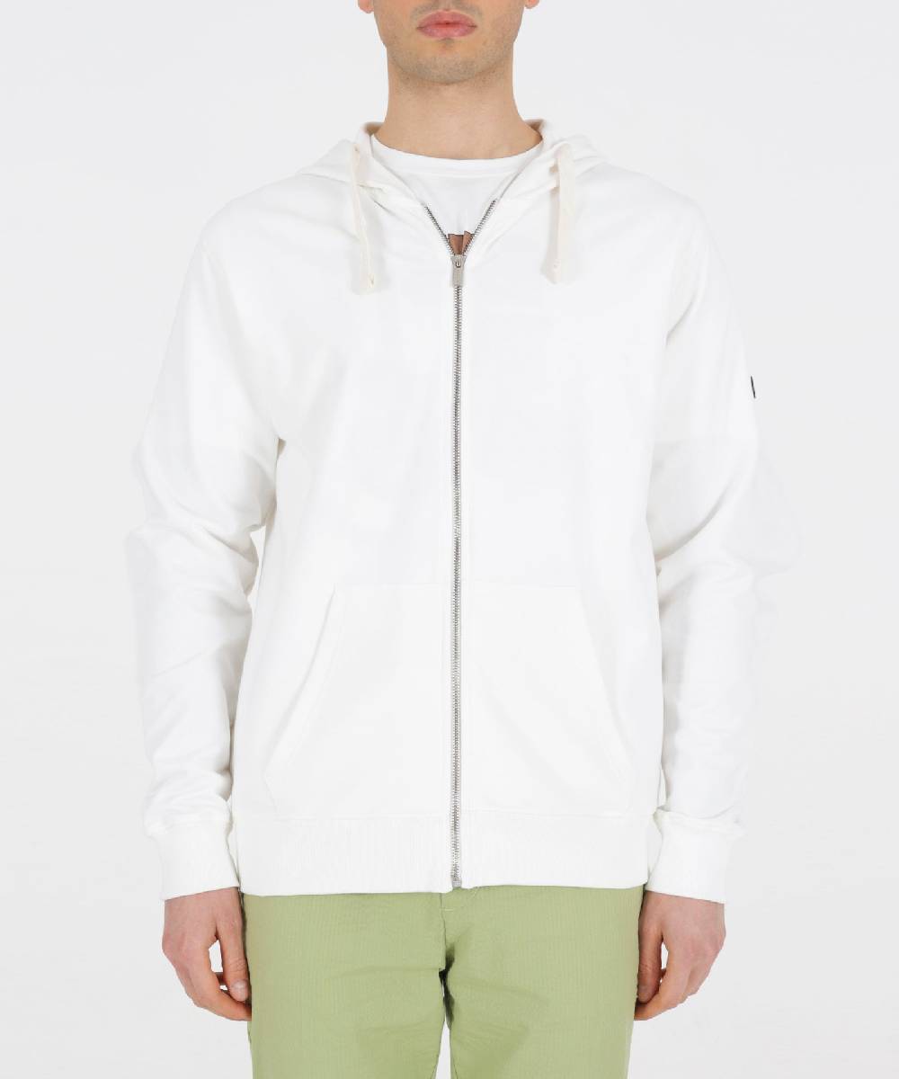 Over D FELPA FULL-ZIP Soddisfazione Garantita