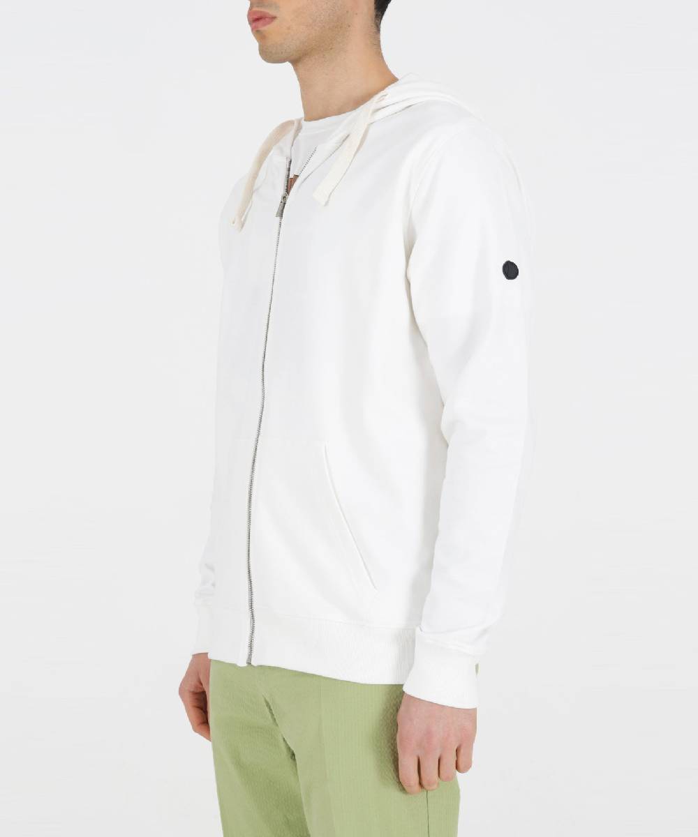Over D FELPA FULL-ZIP Soddisfazione Garantita