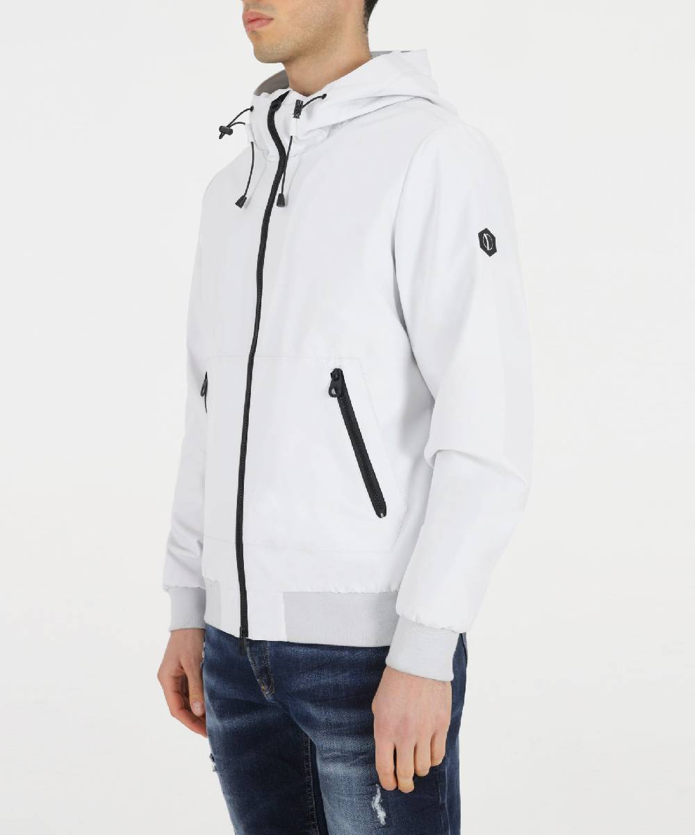 Over D GIUBBOTTO MODELLO BOMBER CON CAPPUCCIO Sottocosto
