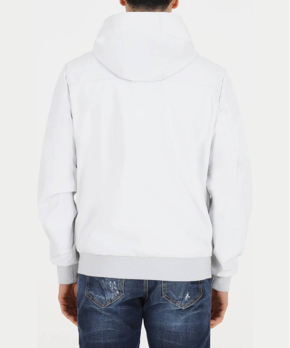 Over D GIUBBOTTO MODELLO BOMBER CON CAPPUCCIO Sottocosto