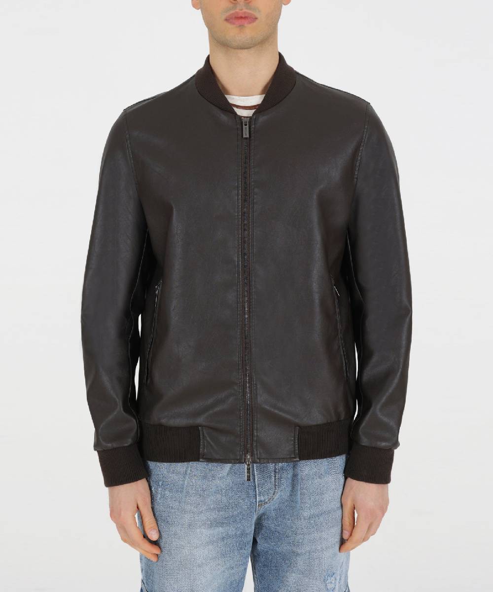 Over D BOMBER ECO-PELLE Sconto