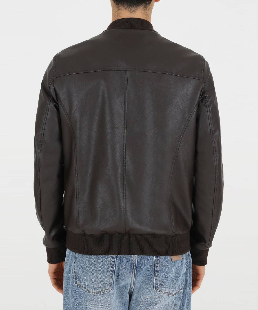 Over D BOMBER ECO-PELLE Sconto
