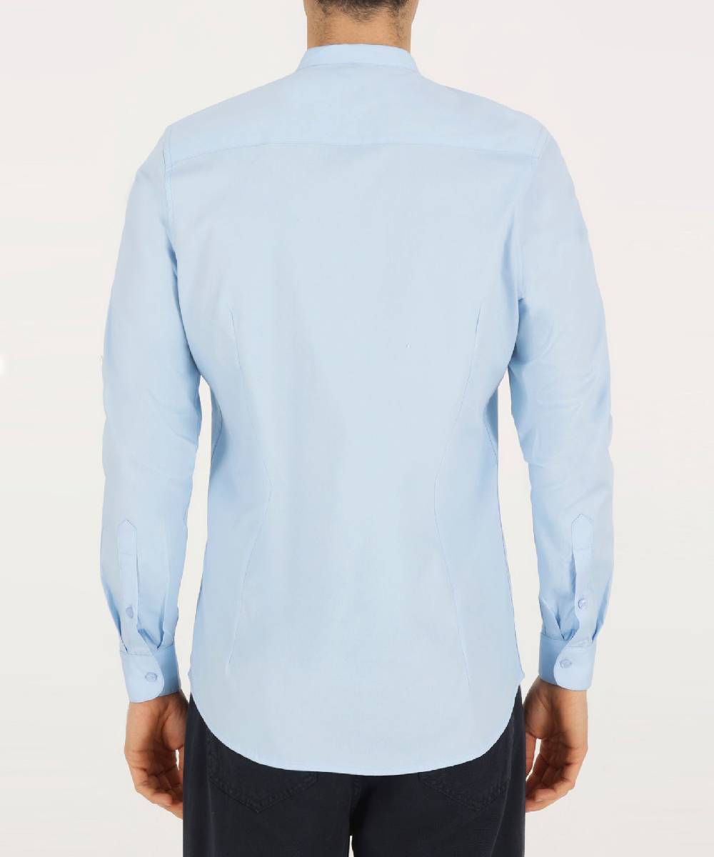 Over D CAMICIA BASICA COLLO COREANO Offerta