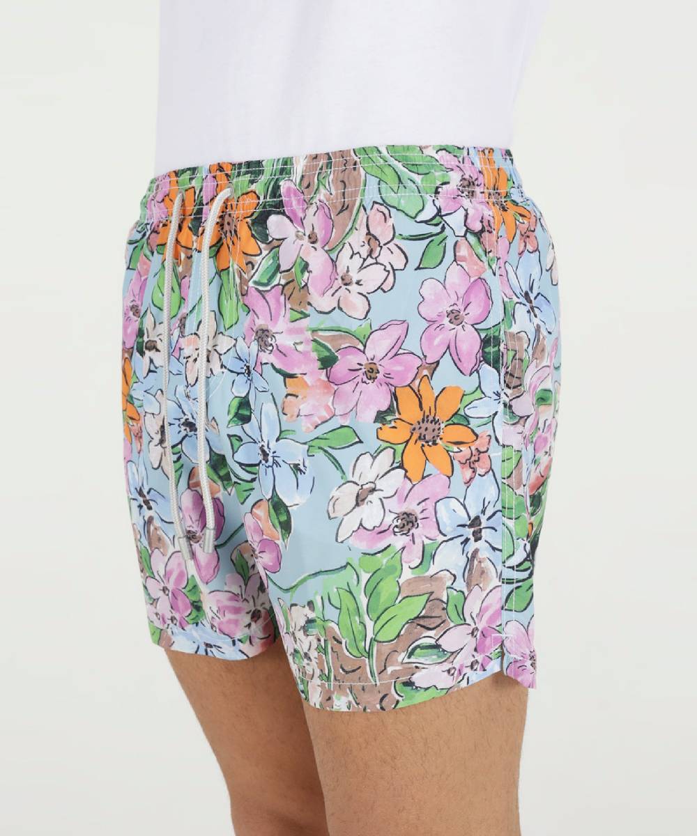 Over D COSTUME MARE STAMPA FIORI 2025