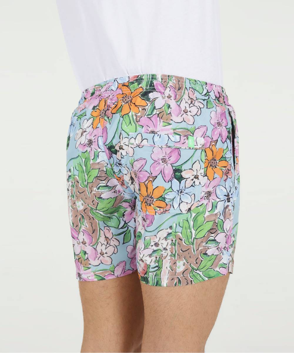 Over D COSTUME MARE STAMPA FIORI 2025