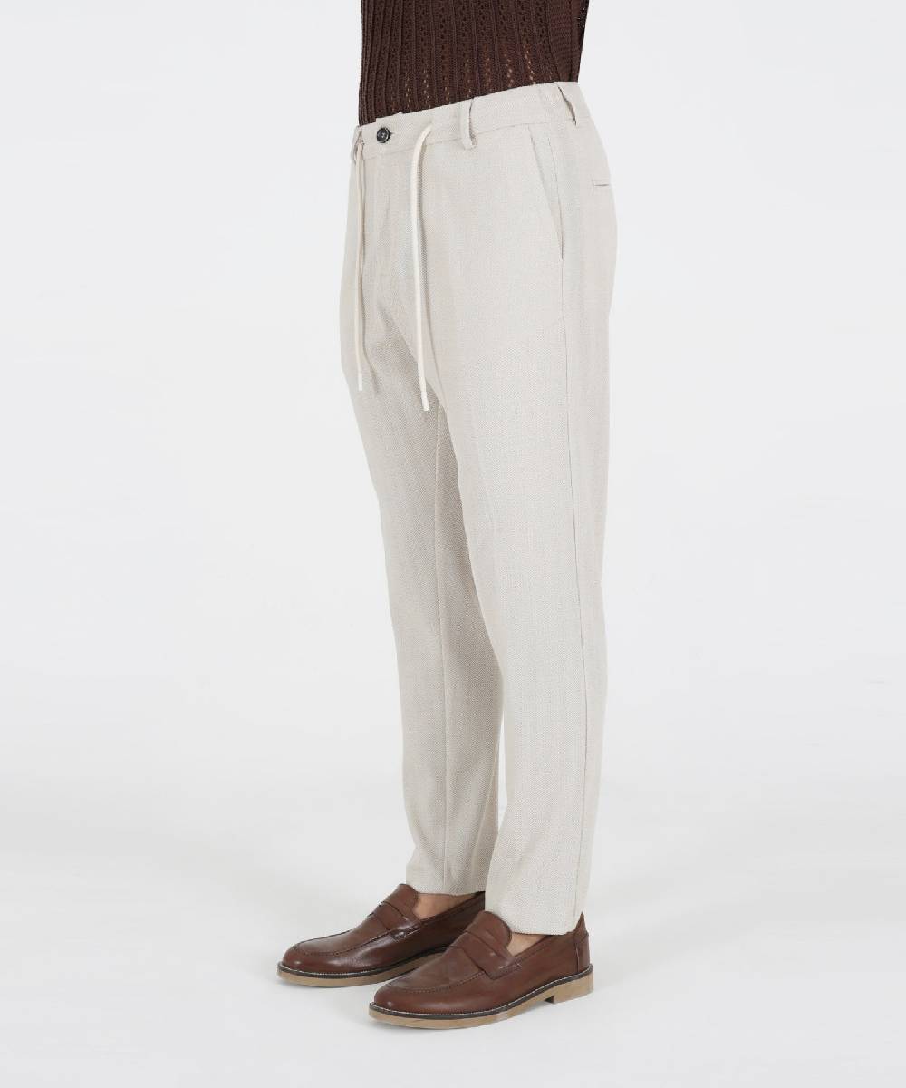Over D PANTAMOLLA SLIM FIT TASCHE DOPPIO FILETTO Promozione