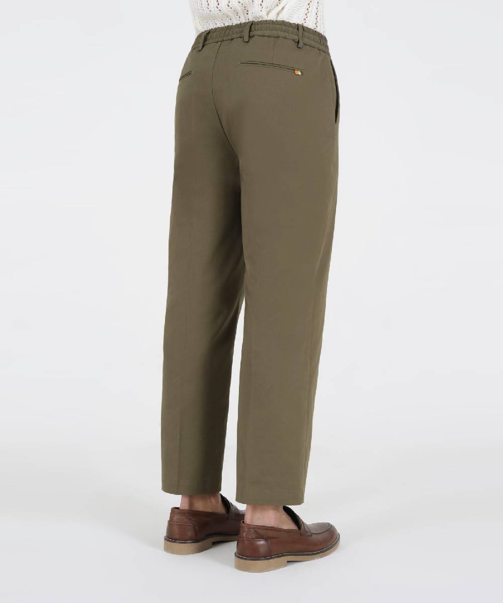 Over D PANTALONE GAMBA DRITTA FONDO AMPIO Spedizione Gratuita
