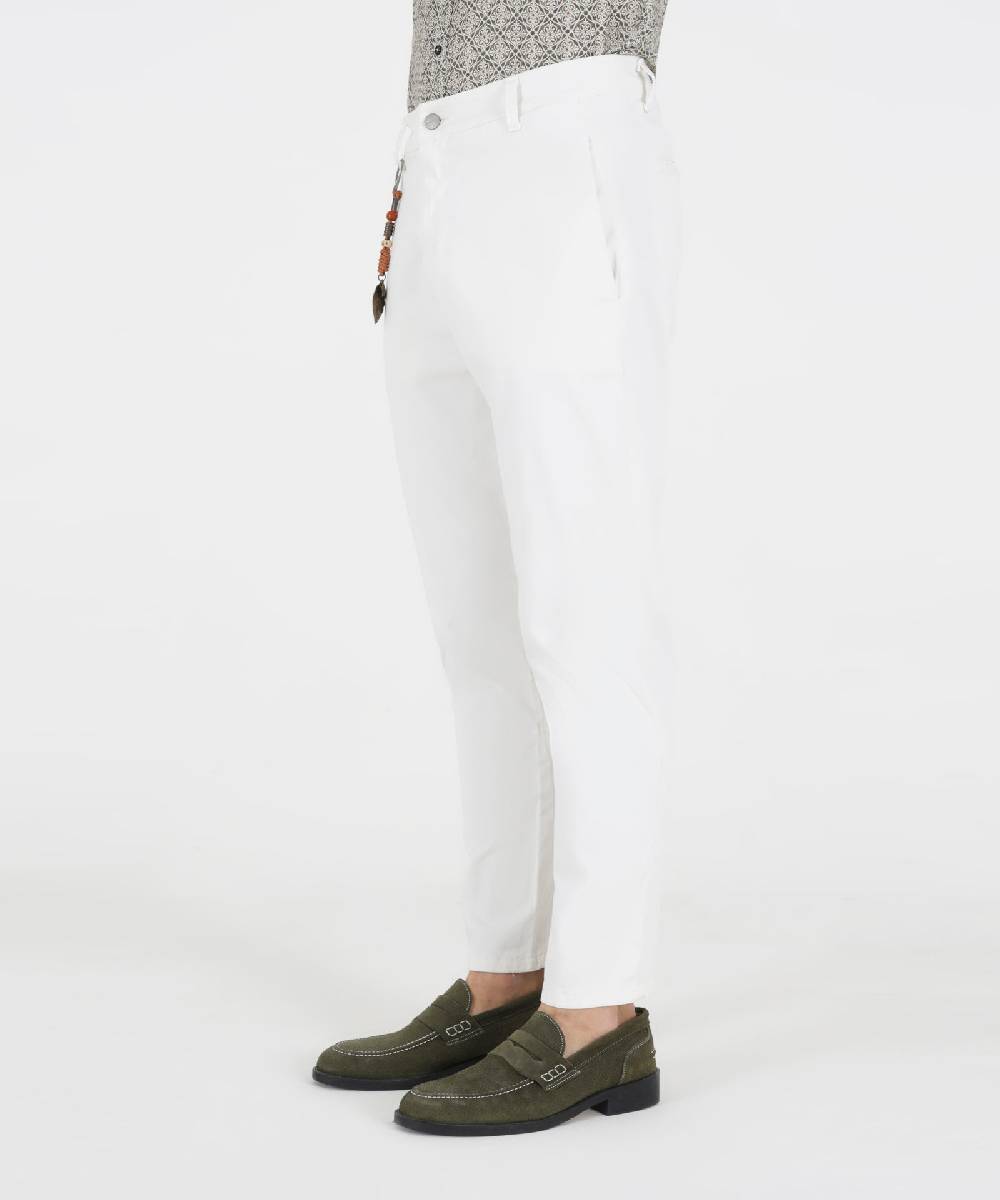 Over D PANTALONE TAPERED FIT TASCHE OBLIQUE NELLA CUCITURA Pezzi Unici