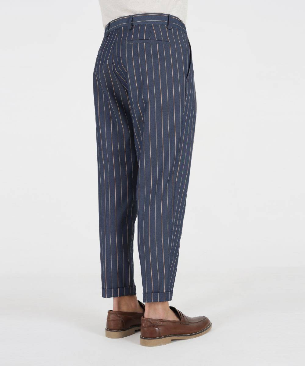 Over D PANTALONE CHINO 1 PINCE TAPERED FIT Soddisfazione Garantita