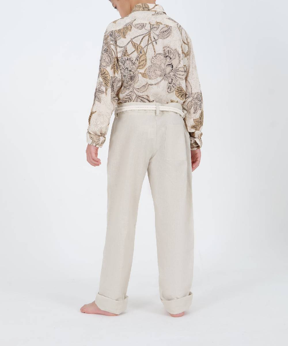 Over D PANTALONE CON CINTURINO LUNGO Vendita