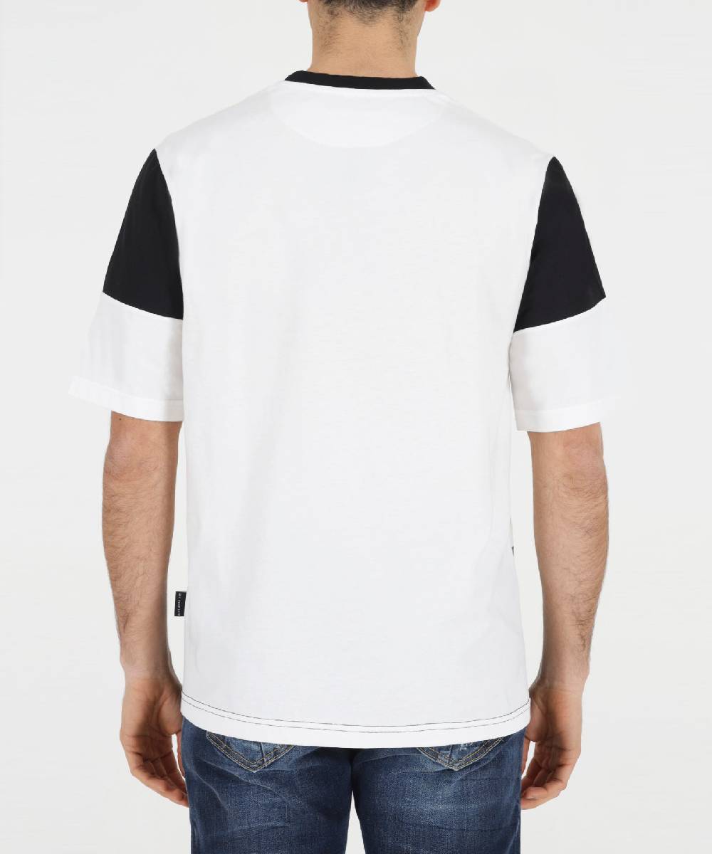 Over D T-SHIRT COLOR-BLOCK Qualità Garantita