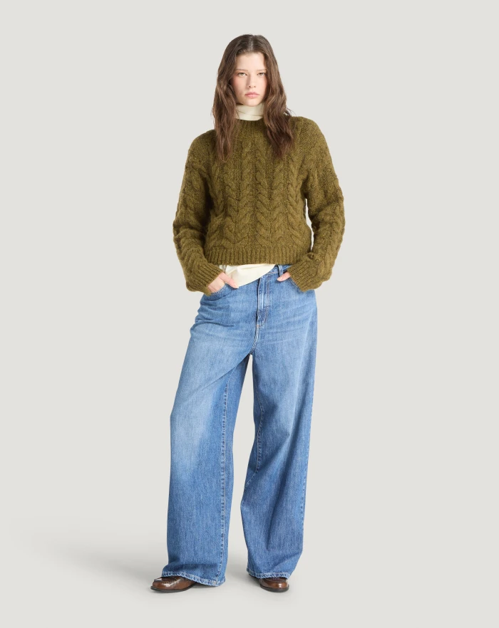 Pantaloni Torino Jeans Miley in denim di cotone 2025